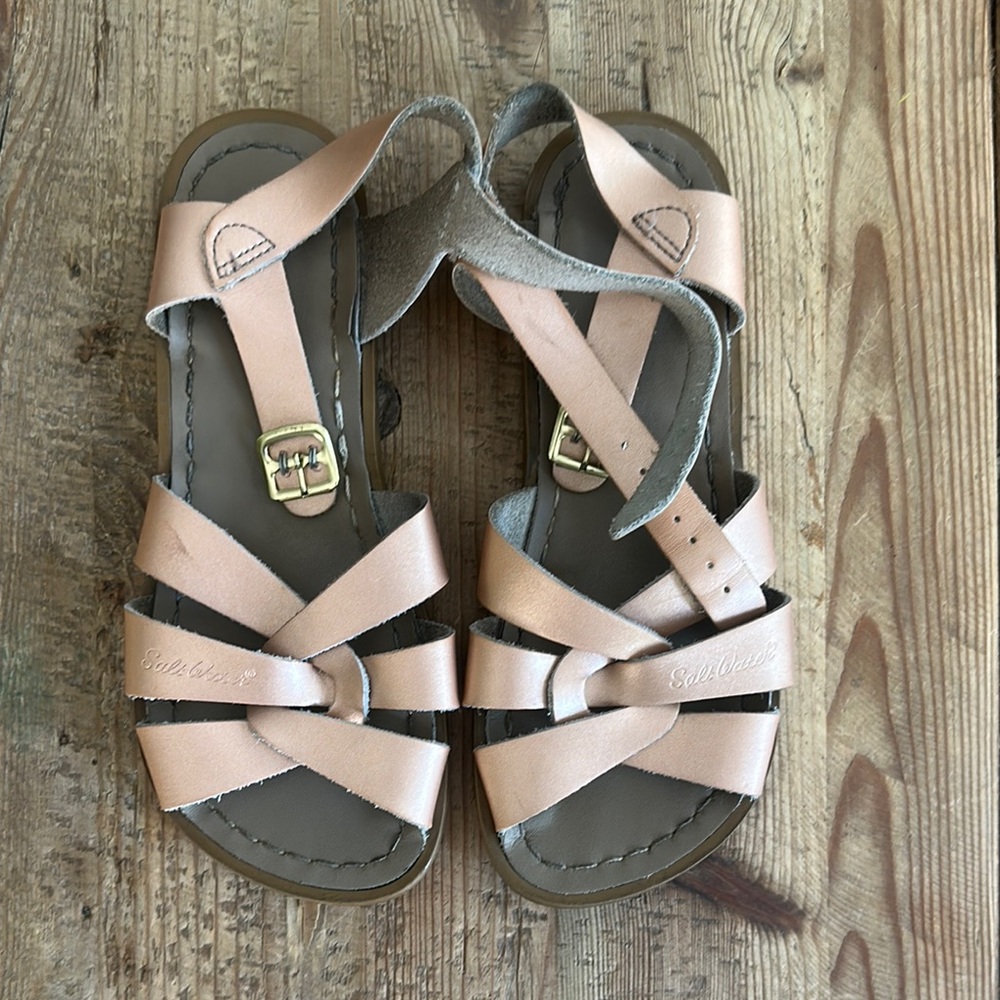 Salt Water Sandals in Rose Gold